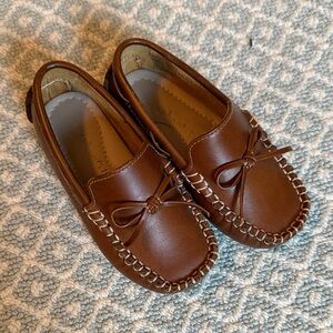 Elephantito Brown Leather Kids Moccasins